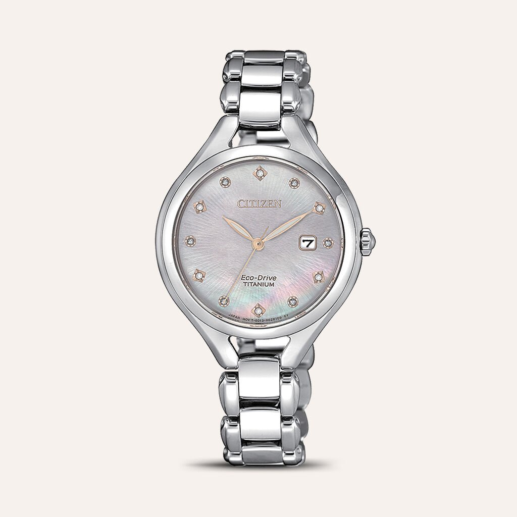 Orologio Eco Drive Citizen Lady Titanio Ew2560-86y - Orologi con Datario Donna | Stroili