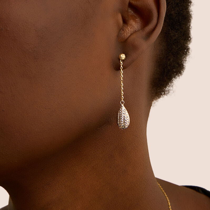 Orecchini Pendenti Isabelle Oro Bicolore - Orecchini Pendenti Donna | Stroili