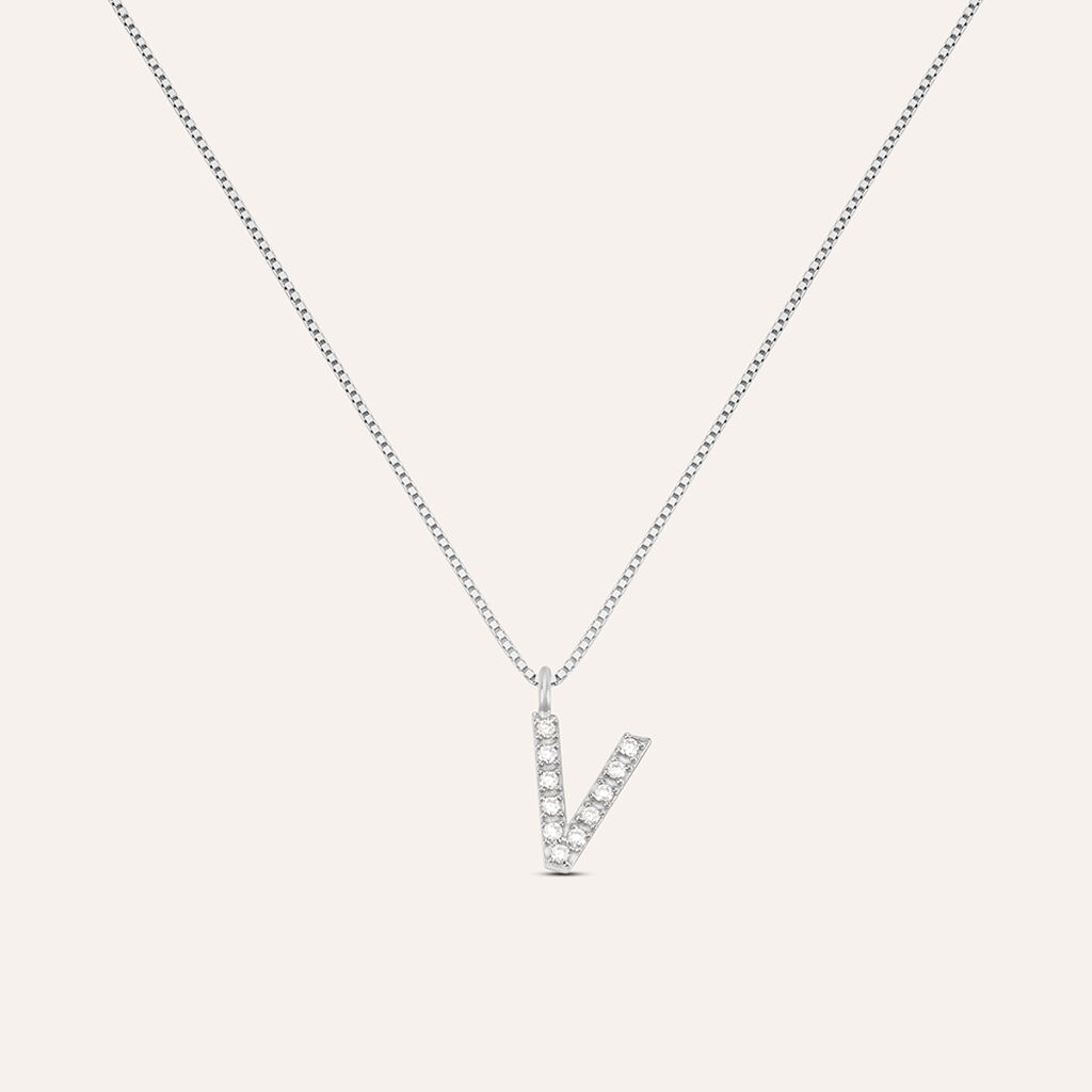 Collana Silver Moments Argento Rodiato Cubic Zirconia - Collane Donna | Stroili