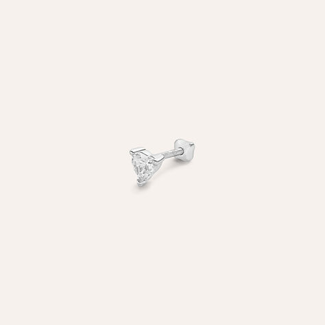 Piercing Orecchio Punto Luce Bon Ton Oro Bianco Cubic Zirconia - Piercing Orecchio Donna | Stroili