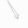 Collana Punto Luce Claire Oro Bianco Cubic Zirconia