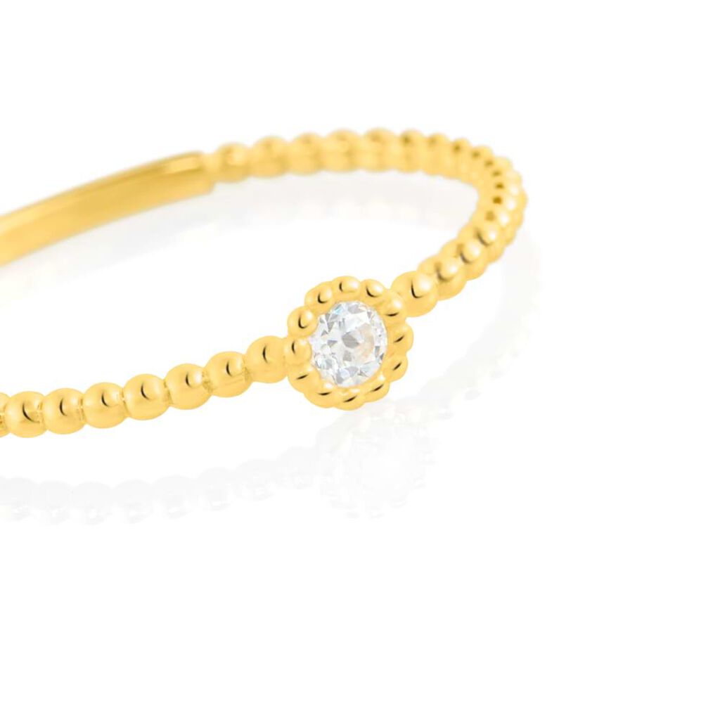 Anello Solitario Claire Oro Giallo Cubic Zirconia - Anelli con Pietre Donna | Stroili