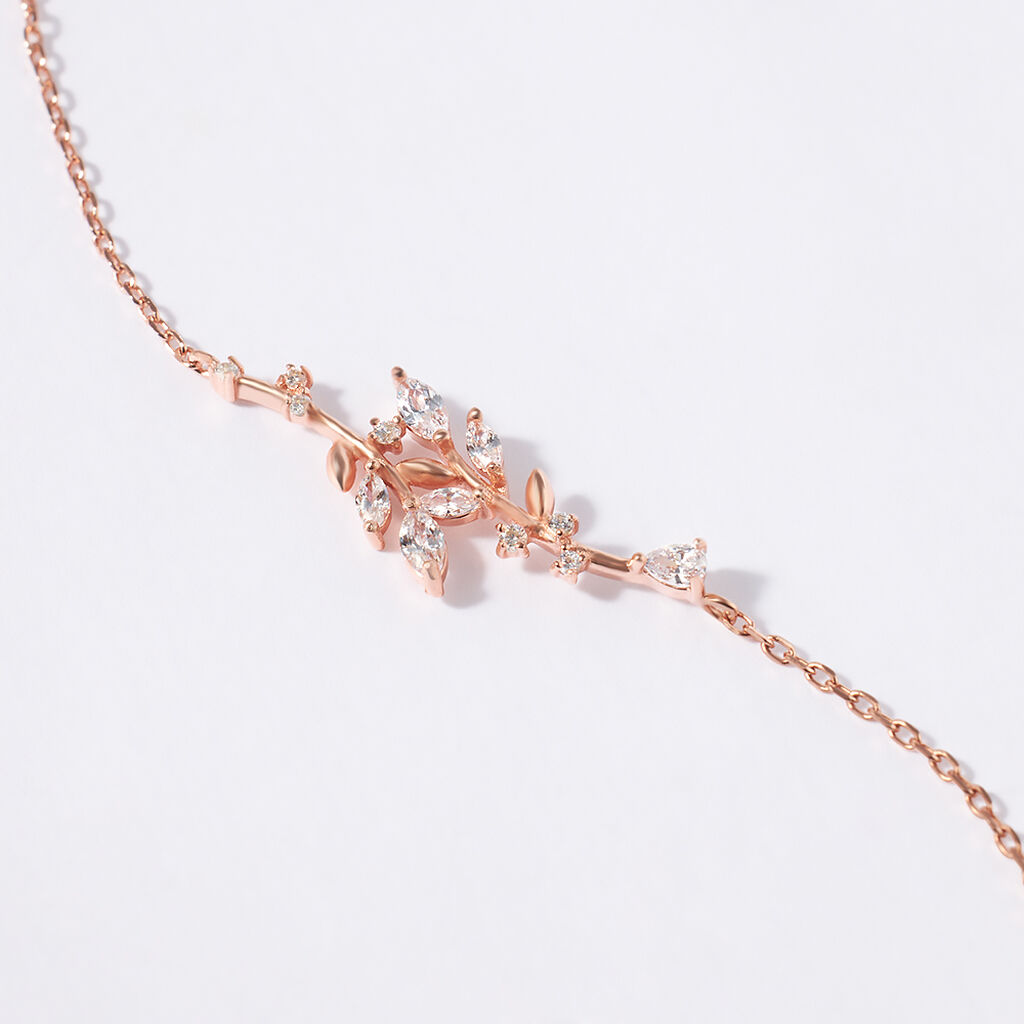 Bracciale Silver Elegance Argento Rosa Cubic Zirconia - Bracciali Donna | Stroili