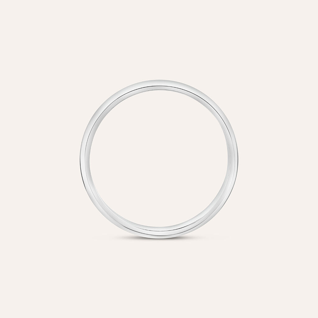 Fede Classica 4 mm Argento Rodiato - Fedi Uomo | Stroili