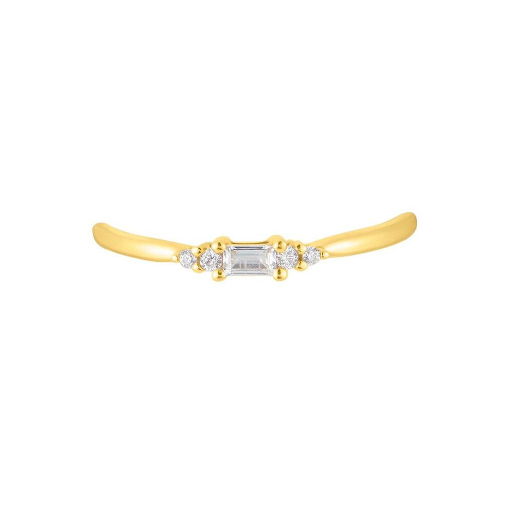 Anello Fantasia Claire Oro Giallo Cubic Zirconia - Anelli con Pietre Donna | Stroili