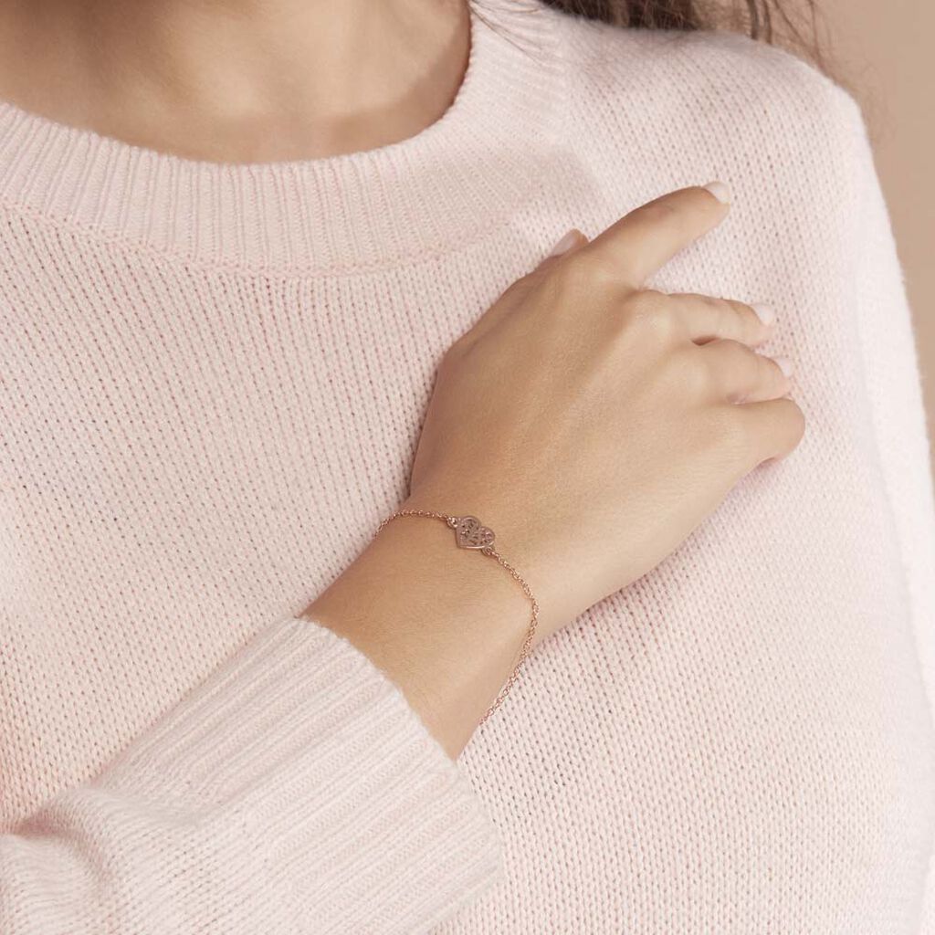 Bracciale Silver Collection Argento Rosa - Bracciali Love Donna | Stroili