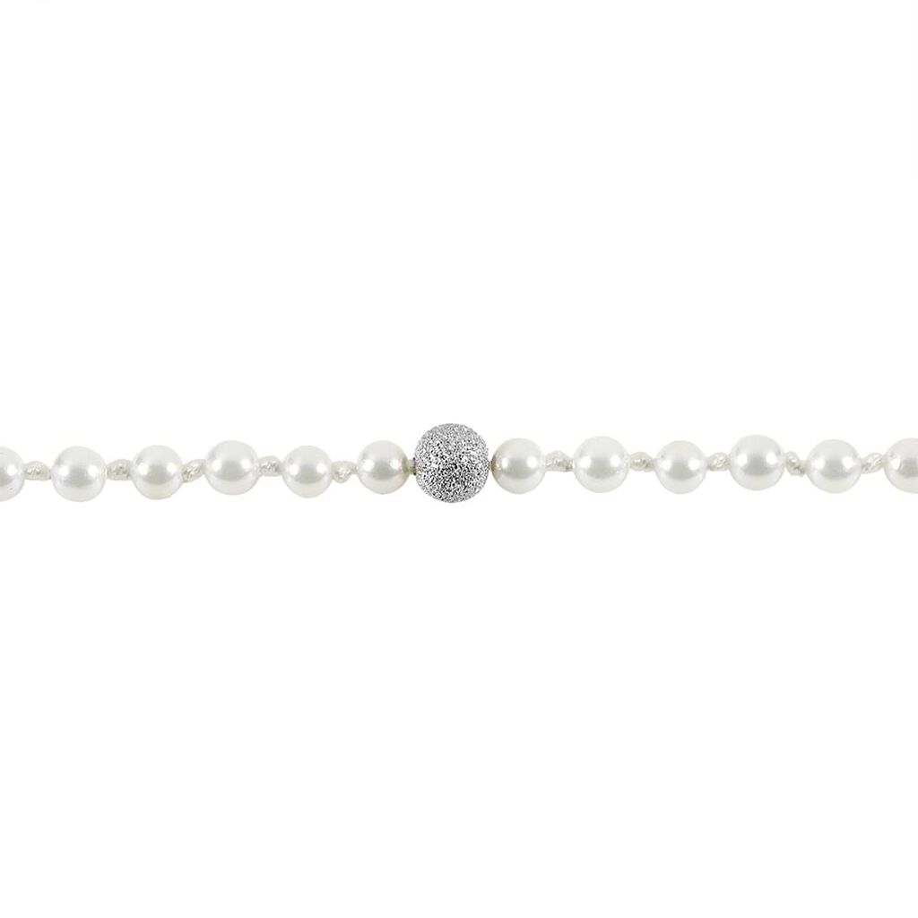 Bracciale Silver Pearls Argento Rodiato Perla sintentica