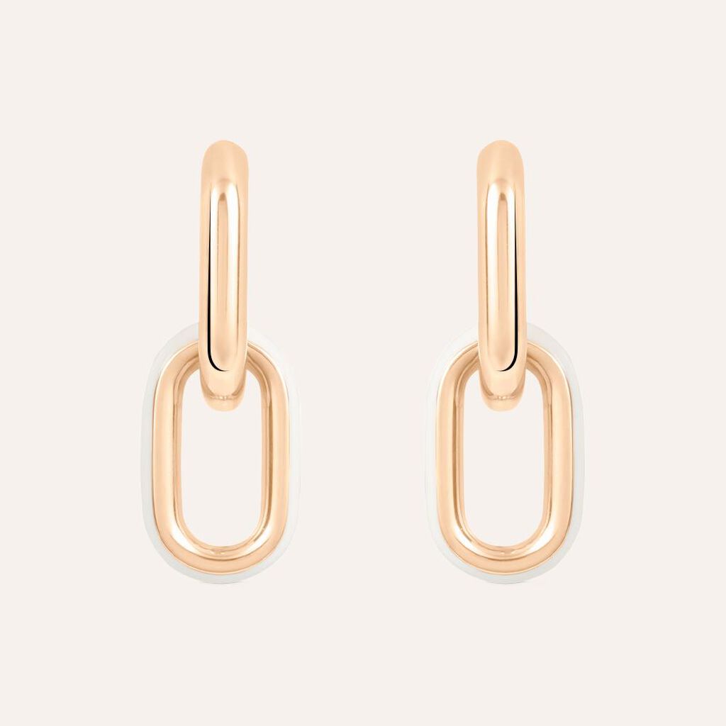 Orecchini Pendenti Lady Sweet Acciaio Rosa