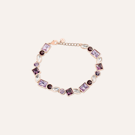 Bracciale Violet Ottone Rosa Cristallo - Bracciali Donna | Stroili