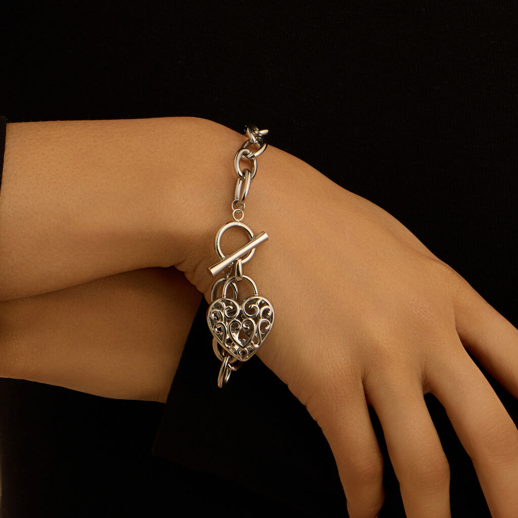 Bracciale Lady Code Acciaio - Bracciali Love Donna | Stroili