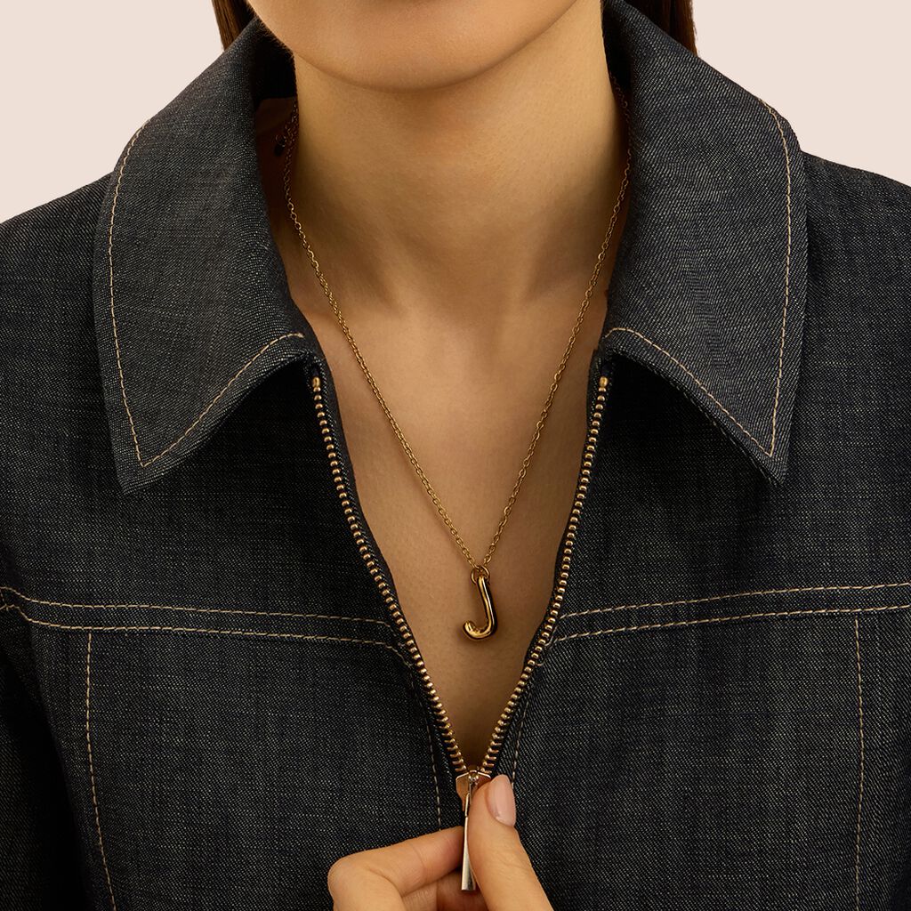 Collana Radiance Acciaio Dorato