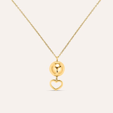 Collana Chiama Angeli Radiance Acciaio Dorato - Collane Chiama Angeli Donna | Stroili