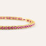 Bracciale Tennis Elizabeth Crown Oro Giallo Rubino