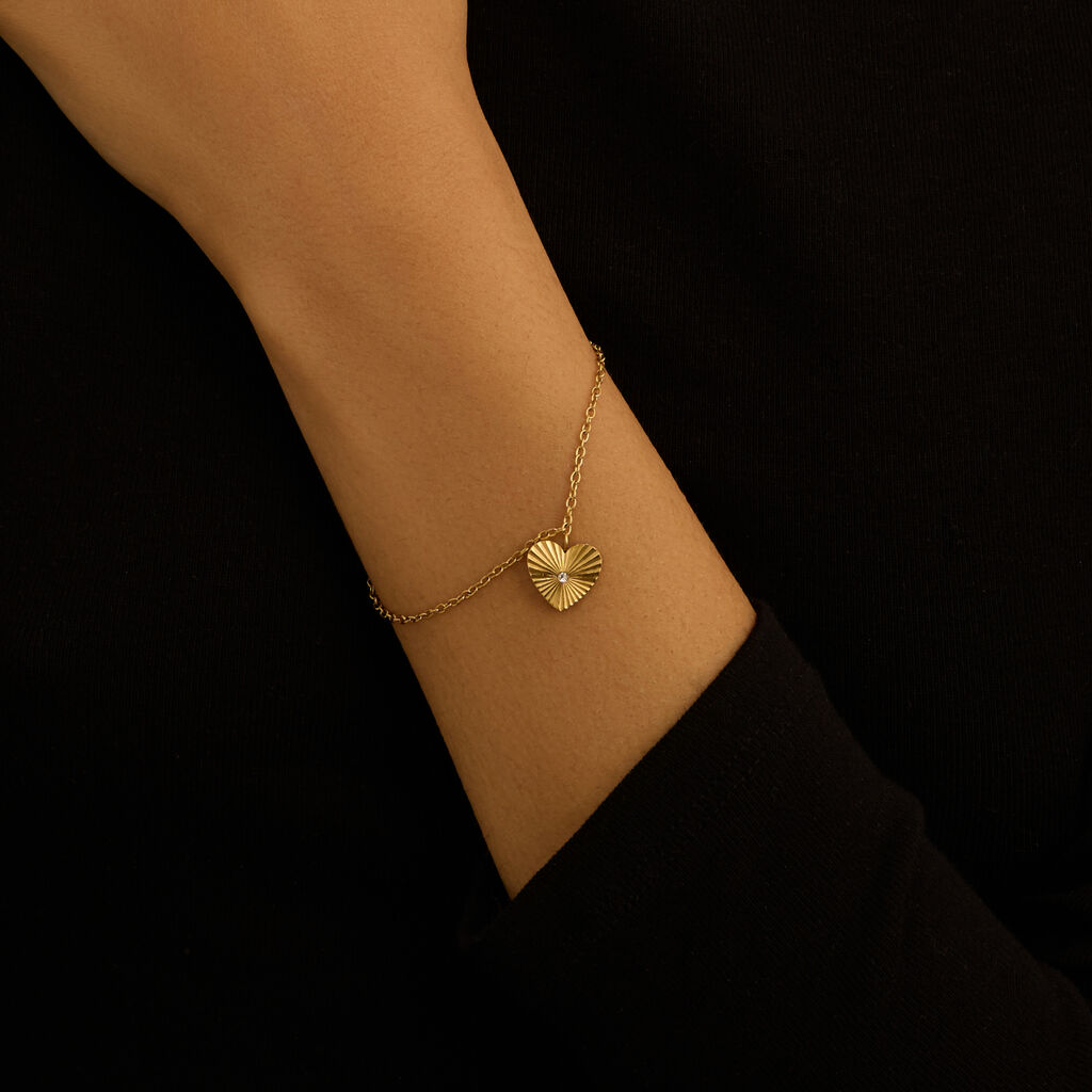 Bracciale Radiance Acciaio Dorato