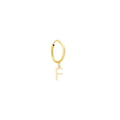 Mono Orecchino A Cerchio Toujours Oro Giallo Cubic Zirconia - Mono Orecchino Donna | Stroili