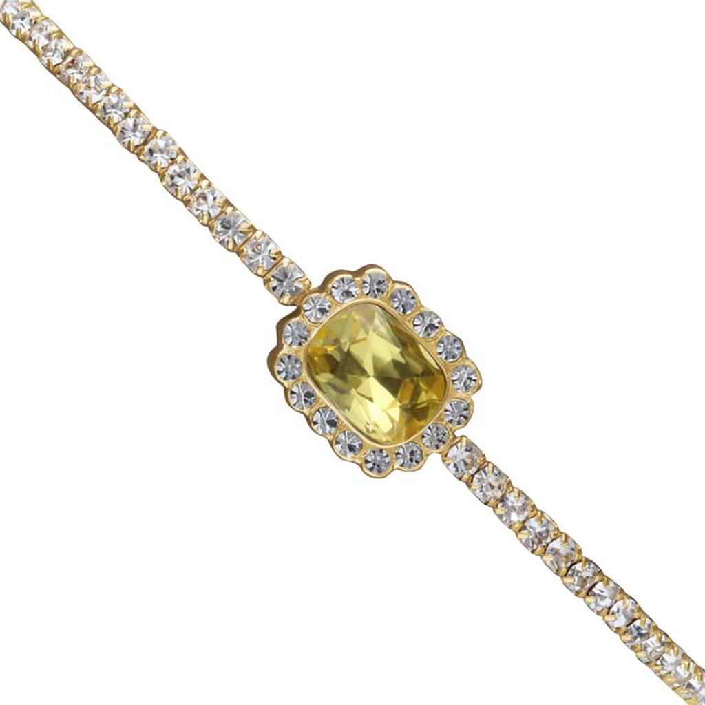 Bangle Romantic Shine Metallo Dorato Cristallo - Bracciali Rigidi Donna | Stroili
