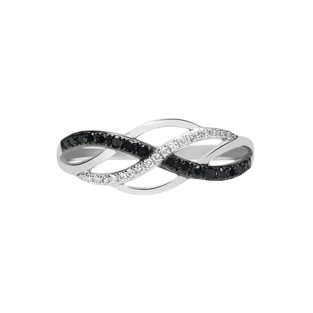 Anello Fascia Sophia Oro Bianco Diamante