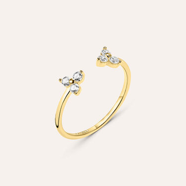 Anello Fantasia Claire Oro Giallo Cubic Zirconia