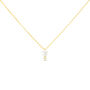 Collana Gabrielle Oro Giallo Perla D'Acqua Dolce Cubic Zirconia