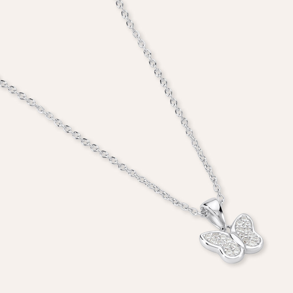 Collana Silver Moments Argento Rodiato Cubic Zirconia