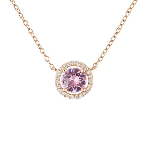 Collana Punto Luce Silver Rainbow Argento Rosa Cubic Zirconia - Collane Punto Luce Donna | Stroili