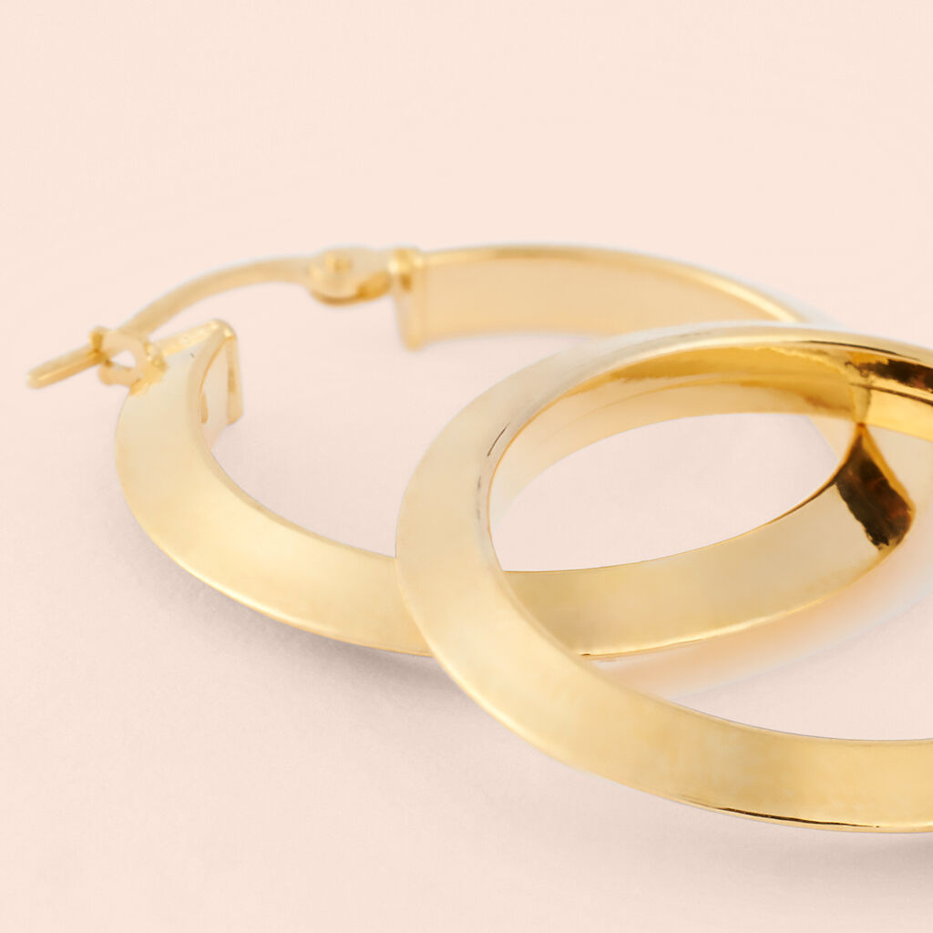 Orecchini A Cerchio Toujours Oro Giallo - Orecchini a Cerchio Donna | Stroili