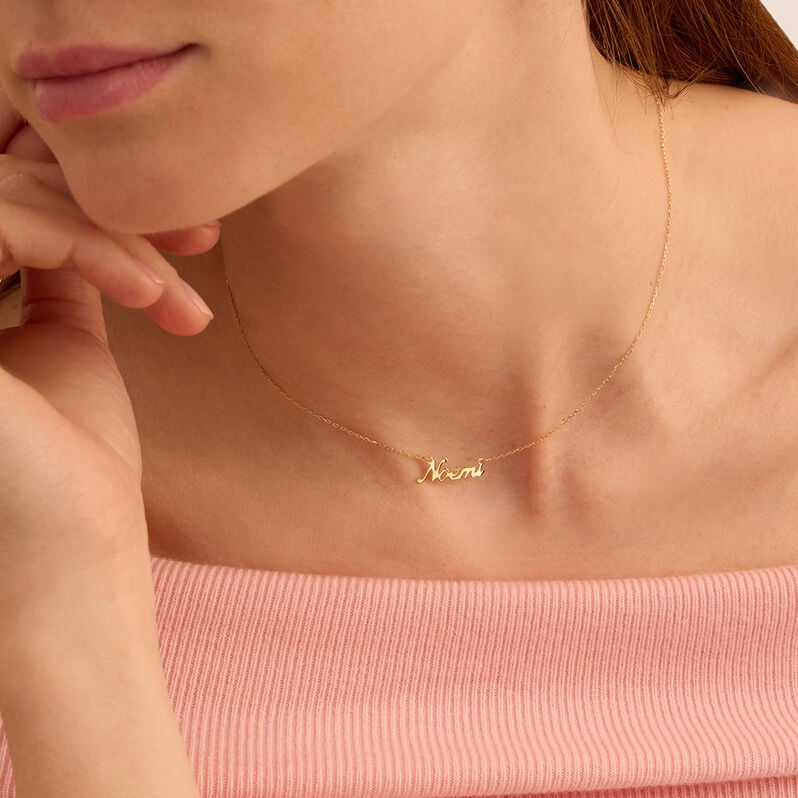 Collana Noemi Gold Names Oro Giallo - Collane Unisex | Stroili