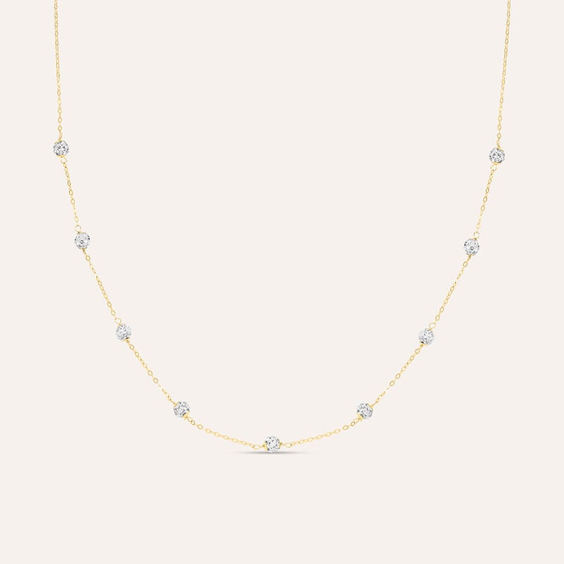 Collana Christelle Oro Giallo Cristallo - Collane Donna | Stroili