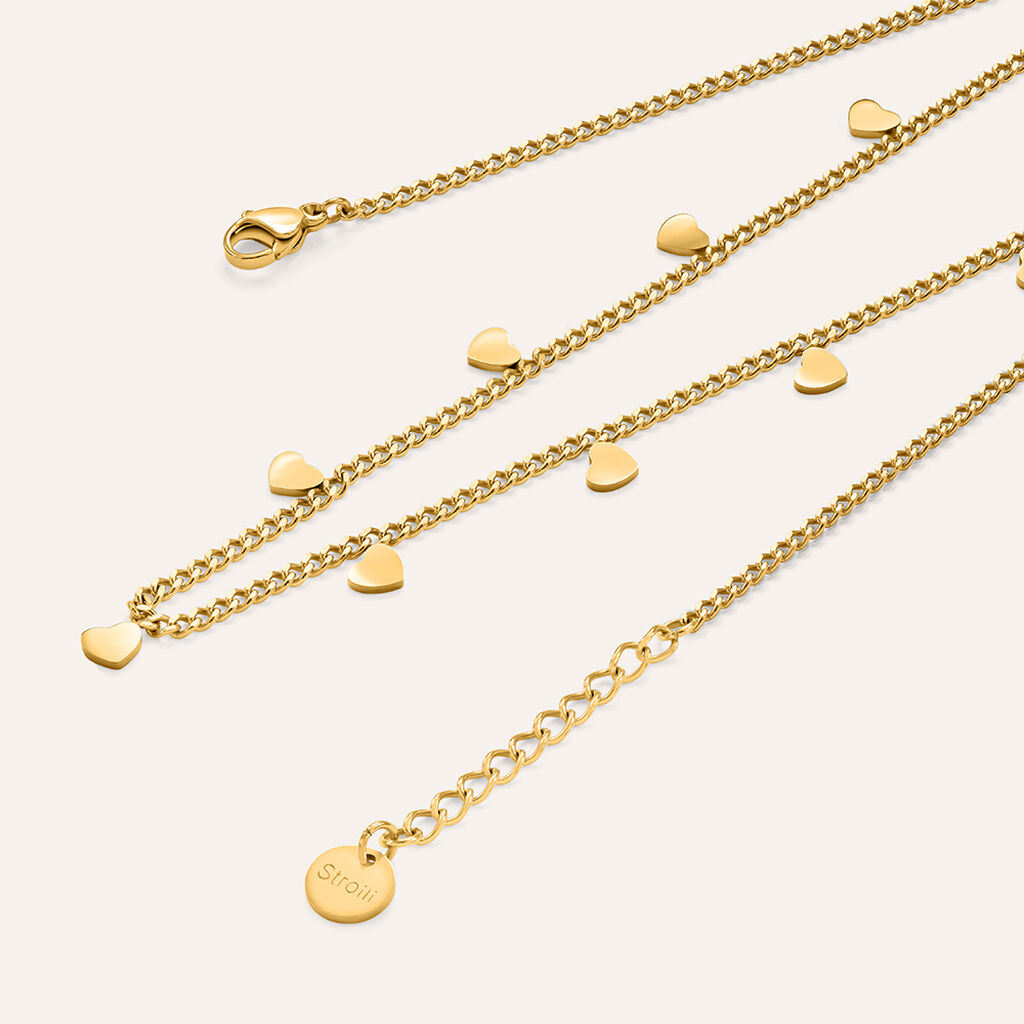 Collana Lady Chic Acciaio Dorato - Collane Donna | Stroili