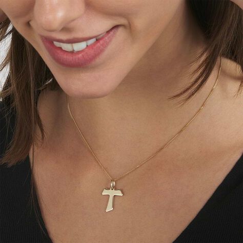 Pendente Holy Oro Giallo - Ciondoli con Incisione Unisex | Stroili