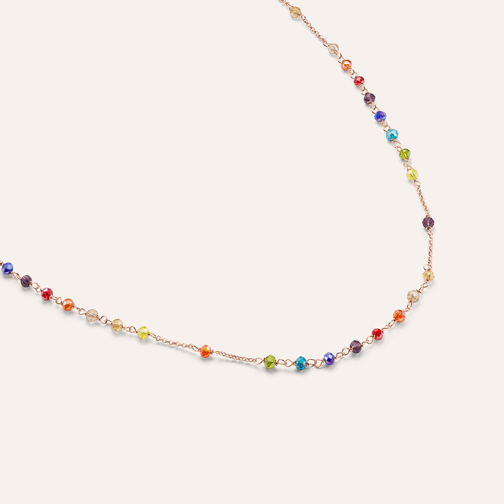 CHICLOVE Collana Soul Sisters In Argento Sterling 925, Pendente A Due Cerchi Con Incisione, Catena Regolabile 40+5 Cm, Regalo Per Migliore Amica