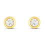 Orecchini Lobo Punto Luce Claire Oro Giallo Cubic Zirconia