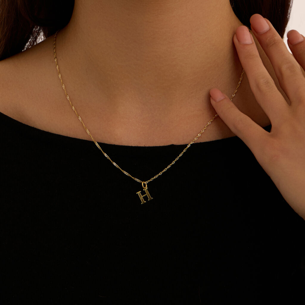 Pendente Poème Oro Giallo