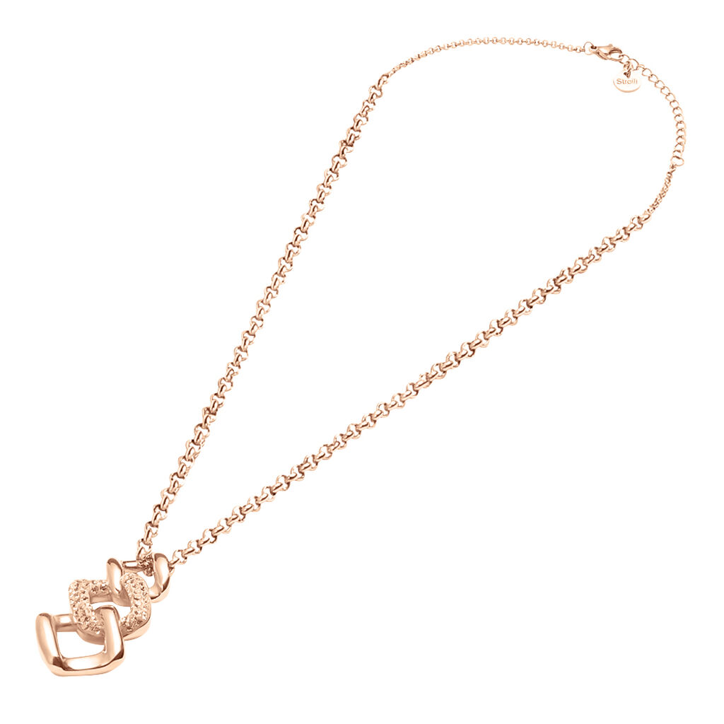 Collana Lady Phantasya Acciaio Rosa Cristallo - Collane Donna | Stroili