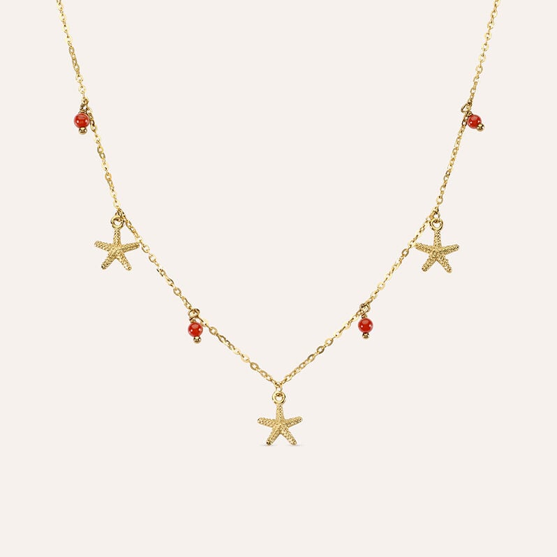 Collana Beverly Oro Giallo Corallo - Collane Donna | Stroili