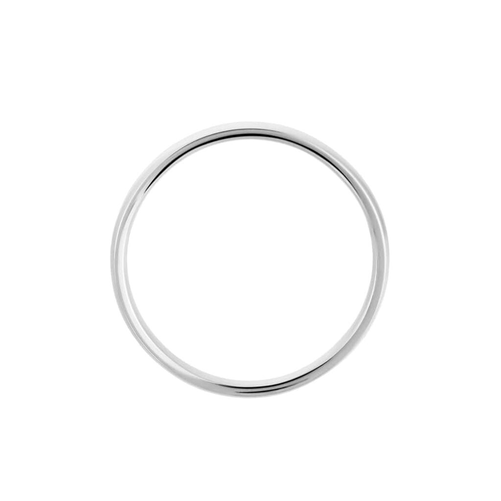 Fede Comoda 4 mm Oro Bianco - Anelli con Incisione Uomo | Stroili