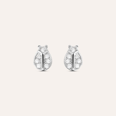 Orecchini Lobo Silver Moments Argento Rodiato Cubic Zirconia - Orecchini a Lobo Donna | Stroili