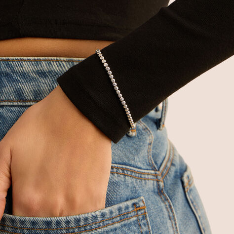Bracciale Tennis Silver Elegance Argento Rodiato Cubic Zirconia - Bracciali Tennis Donna | Stroili