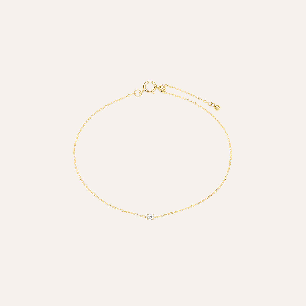 Bracciale Catena Punto Luce Grace Oro Giallo Diamante