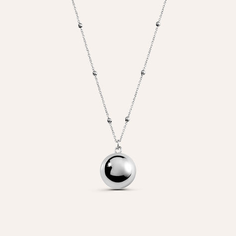 Collana Chiama Angeli Sunrise Acciaio Bicolore Bianco / Rosa - Collane Chiama Angeli Donna | Stroili