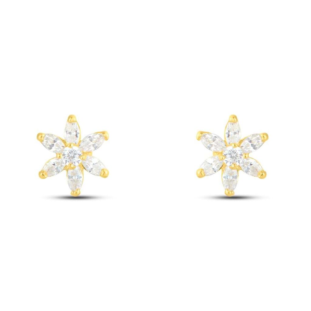 Orecchini Lobo Bon Ton Oro Giallo Cubic Zirconia - Orecchini a Lobo Donna | Stroili