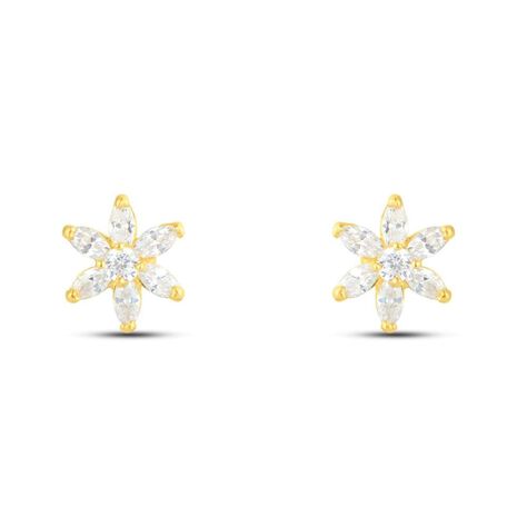 Orecchini Lobo Bon Ton Oro Giallo Cubic Zirconia - Orecchini a Lobo Donna | Stroili