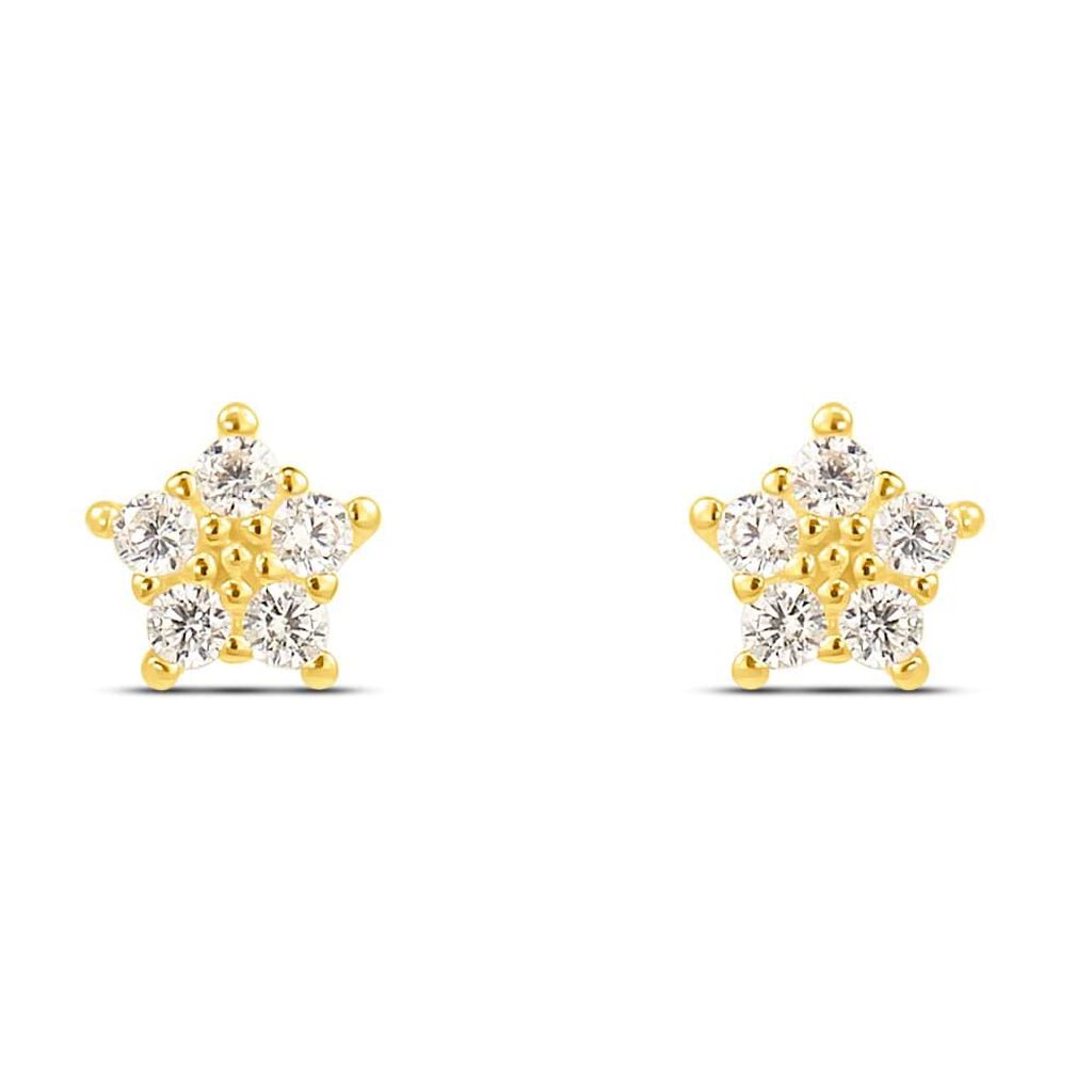 Orecchini Lobo Bon Ton Oro Giallo Cubic Zirconia - Orecchini a Lobo Donna | Stroili