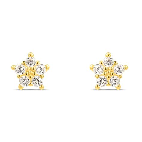 Orecchini Lobo Bon Ton Oro Giallo Cubic Zirconia - Orecchini a Lobo Donna | Stroili