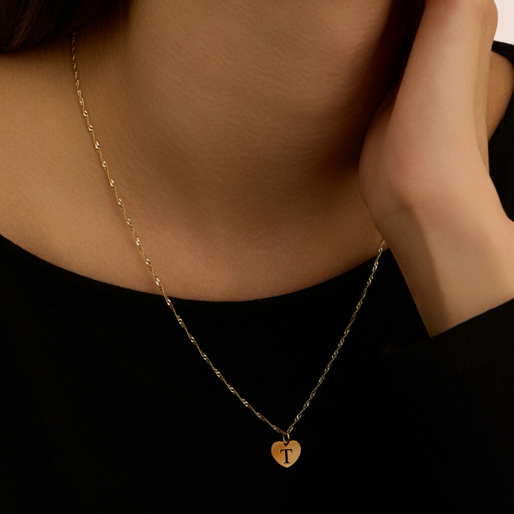 Pendente Poème Oro Giallo