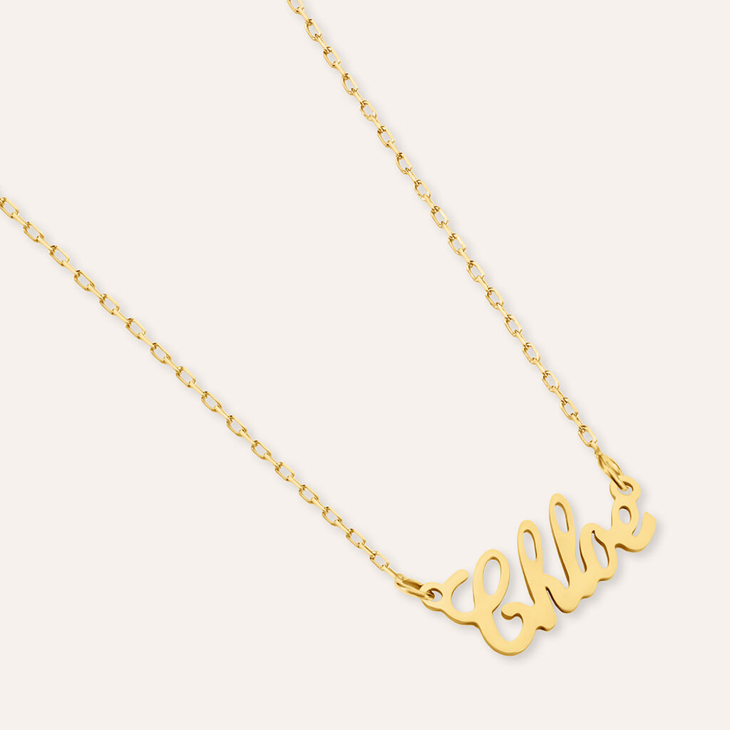 Collana Chloe Gold Names Oro Giallo