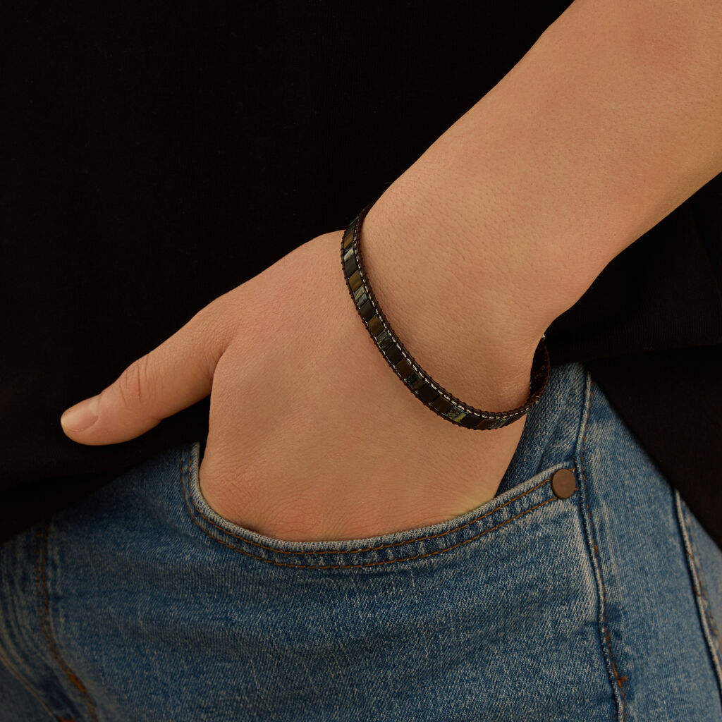 Bracciale Man Code Acciaio - Bracciali Uomo | Stroili