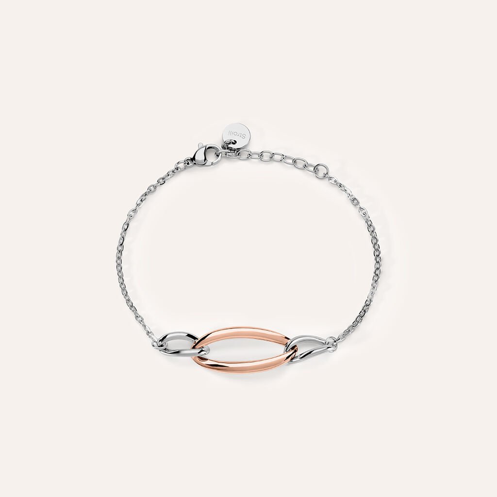 Bracciale Lady Code Acciaio Bicolore Bianco / Rosa - Bracciali Donna | Stroili
