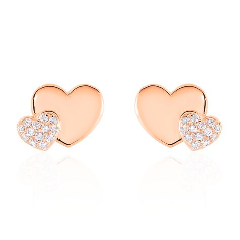 Orecchini Lobo Silver Moments Argento Rosa Cubic Zirconia - Orecchini a Lobo Donna | Stroili