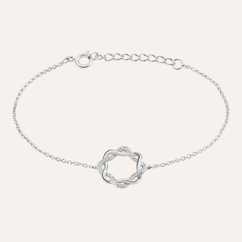 Bracciale Silver Shine Argento Rodiato Cubic Zirconia - Bracciali Donna | Stroili